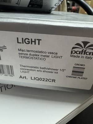 Paffoni Rubinetti Thermostatic with Shower Head Hose Rail Mixer New Italy - Thumbnail 5