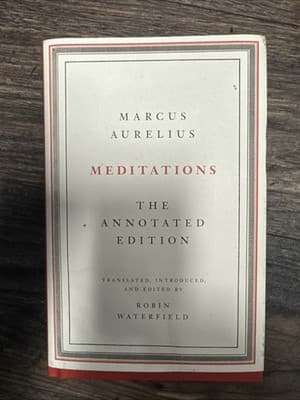 Meditations : The Annotated Edition by Marcus Aurelius (2021, Hardcover) - Image 1