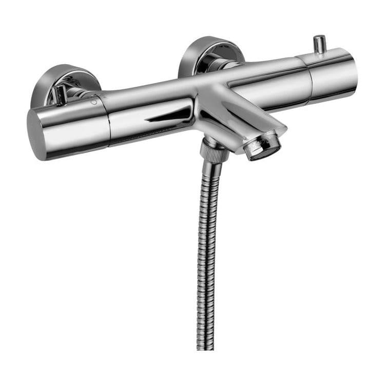 Paffoni Rubinetti Thermostatic with Shower Head Hose Rail Mixer New Italy - Image 1