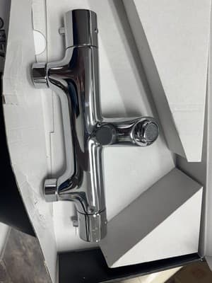 Paffoni Rubinetti Thermostatic with Shower Head Hose Rail Mixer New Italy - Thumbnail 3
