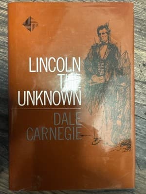 DALE CARNEGIE LINCOLN THE UNKNOWN c.1959 - Image 1