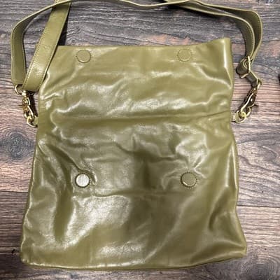 TORY BURCH Logo Shoulder bag Crossbody Leather x Gold Hardware New - Thumbnail 2