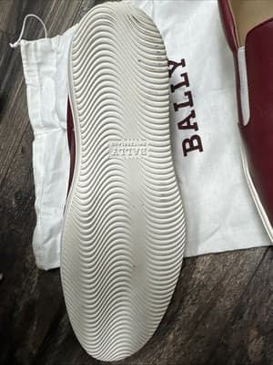 Bally Men's Red & White Sneakers MSRP $570 - Thumbnail 2