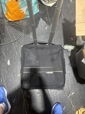 Foray Rolling Bag, Briefcase with Wheels Fits , Black - Thumbnail 3