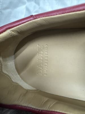 Bally Men's Red & White Sneakers MSRP $570 - Thumbnail 3