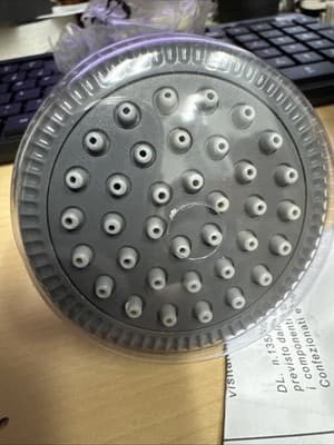 Paffoni Montana single-mode ABS shower head in chrome - Thumbnail 4