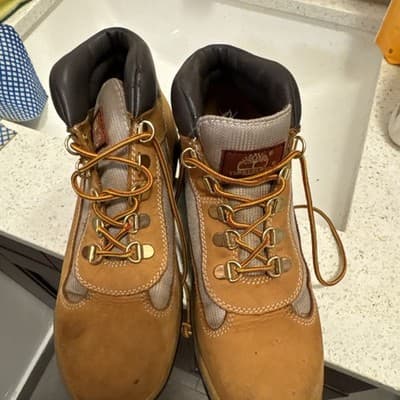 Timberland Field Boot L/F Mid Wheat Nubuck TB 015945 Womens 7 - Image 1