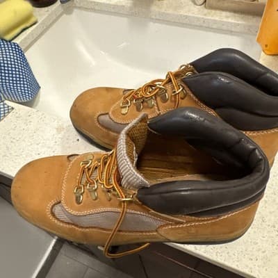 Timberland Field Boot L/F Mid Wheat Nubuck TB 015945 Womens 7 - Thumbnail 2