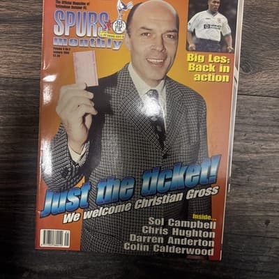 Spurs Monthly Magazine May 1995 Issue 10 - Jurgen Klinsmann Cover+3 Issues - Thumbnail 4