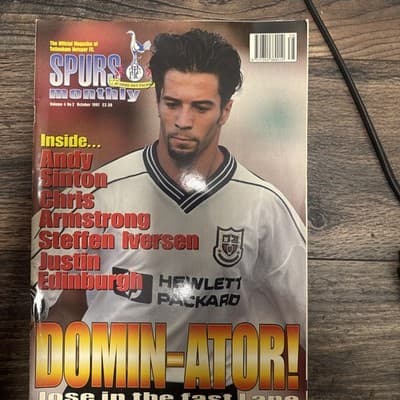 Spurs Monthly Magazine May 1995 Issue 10 - Jurgen Klinsmann Cover+3 Issues - Thumbnail 5