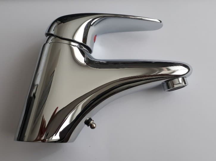 Paffoni DUEMILA DU075CR Washbasin Mixer Tap with Automatic Drain - Image 1