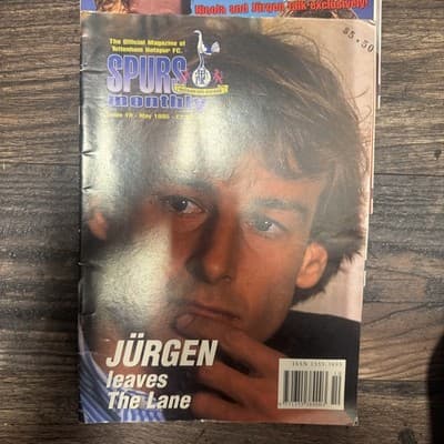 Spurs Monthly Magazine May 1995 Issue 10 - Jurgen Klinsmann Cover+3 Issues - Thumbnail 2