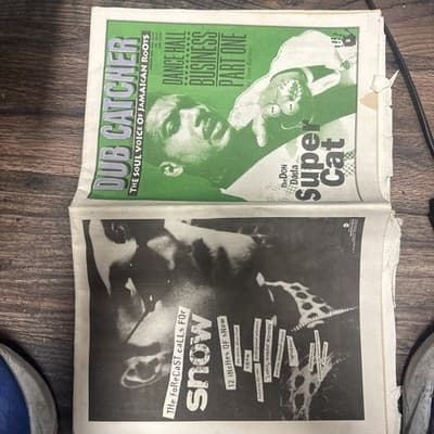 A "Dub Catcher" magazine featuring Super Cat from Winter 1993 - Thumbnail 4