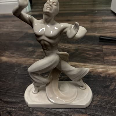 Vintage Roselane A. A. Tagaris Balinese Dancer Porcelain 401 Ballet Figurine - Thumbnail 3