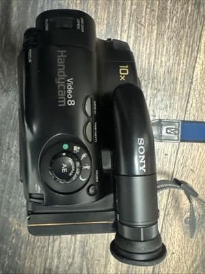Sony CCD-TR31 and CCD-V11 Camcorders w/accessories and case - Image 1