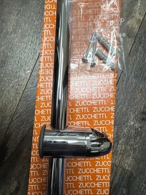 Zucchetti chrome sliding Shower Rail , New Made In Italy - Thumbnail 2