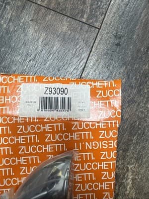 Zucchetti chrome sliding Shower Rail , New Made In Italy - Thumbnail 4