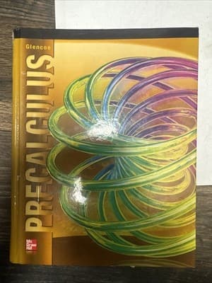 Glencoe Precalculus Common Core Student 1st Edition McGraw Hill Hardback Book - Image 1