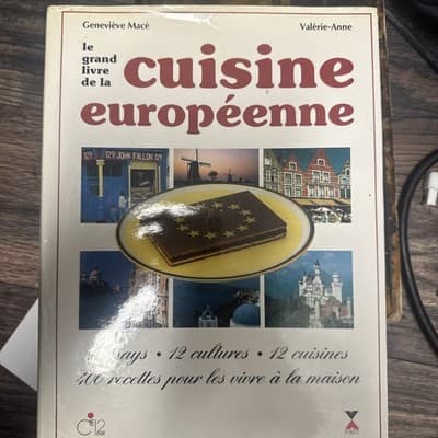 A comprehensive cookbook on European cuisine by Geneviève Macé and Valérie-Anne - Image 1