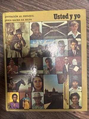 Usted Y Yo Invitacion Al Espanol Hardcover Book-Zenia Sacks Da Silva - Image 1