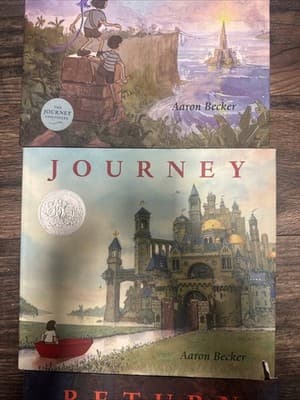 All Three! Journey Quest & Return by Aaron Becker Hardcover - Thumbnail 3