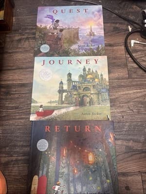 All Three! Journey Quest & Return by Aaron Becker Hardcover - Image 1