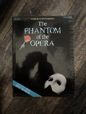 The Phantom Of The Opera 1988 Best Musical Sheet Music Book Andrew LLoyd Webber - Image 1