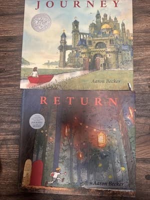 All Three! Journey Quest & Return by Aaron Becker Hardcover - Thumbnail 4