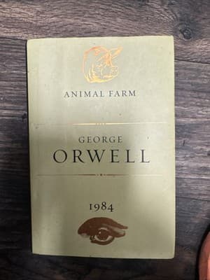 Animal Farm & 1984 George Orwell HB Harcourt 2003 - Image 1