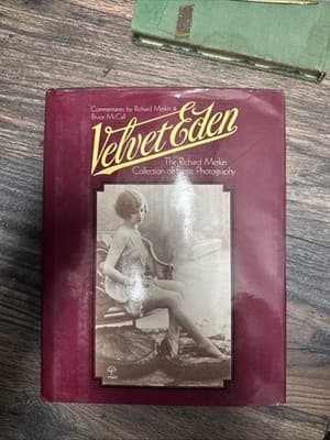 Velvet Eden By Richard Merkin Hardcover Vintage Collection Erotic Photography - Image 1