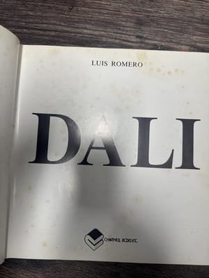 Vintage 1975 Hardcover DALI: Hyperrealism and Surrealism Luis Romero First Ed - Thumbnail 2