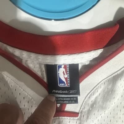 Miami Heat Shaquille O’Neal XL +2” White Reebok Jersey - Thumbnail 3