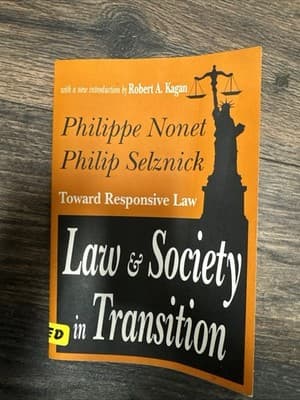 Law & Society in Transition by Philippe Nonet - Image 1