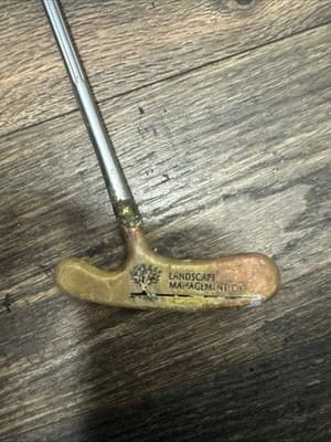 Landscape Management Co Putter John Reuter Design Bulls Eye Standard Titleist - Image 1