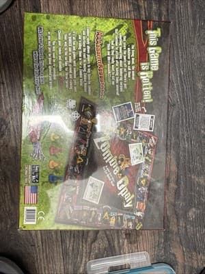 Zombie-Opoly - Halloween Monopoly Board Game - Late For The Sky - New Sealed - Thumbnail 2