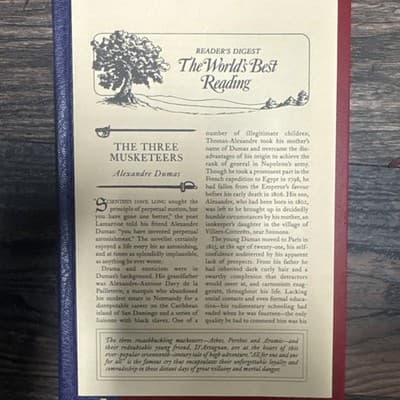THE THREE MUSKETEERS Alexandre Dumas READER'S DIGEST Worlds Best Reading Classic - Thumbnail 3