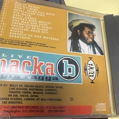 NEW CD Macka B - Roots Ragga: Recorded Live In Concert At Spain, Germany - Thumbnail 4
