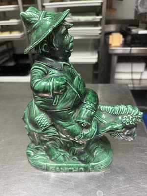 Don Quixote & Sancho Panza Ceramic Statue Unique - Thumbnail 4