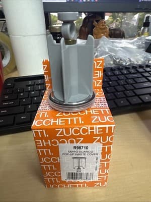 Zucchetti R98710 Tappo scarico pop-up waste cover – waste plug - Image 1