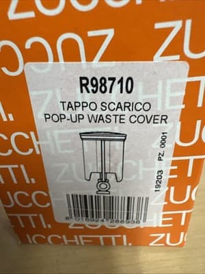 Zucchetti R98710 Tappo scarico pop-up waste cover – waste plug - Thumbnail 2