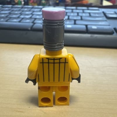 Lego Batman Movie Series Eraser pencil head minifigure Collectible series - Thumbnail 3