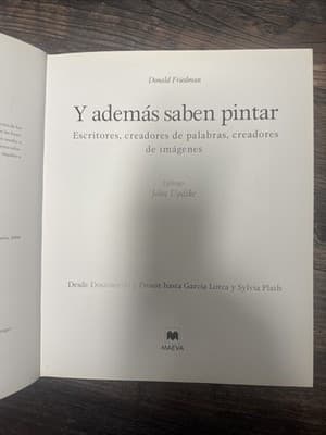 Y además saben pintar: Escritores, creadores de palabras, creadores de imágenes - Thumbnail 7
