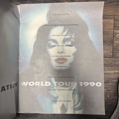 Janet Jackson - Tourbook Rhythm Nation World Tour 1990 Program Japan - Thumbnail 2