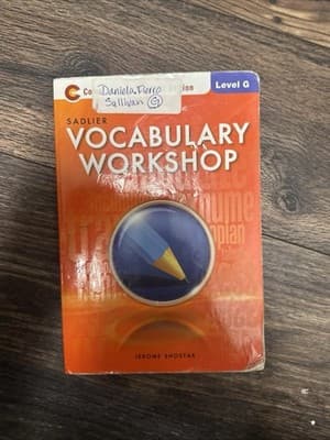 Vocabulary Workshop: Enriched Edition: Student Edition: Level G - Image 1