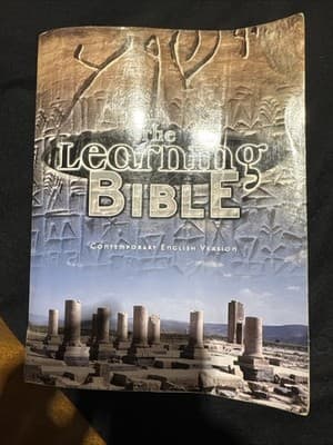 THE LEARNING BIBLE (CONTEMPORARY ENGLISH VERSION) *Excellent Condition* - Thumbnail 2