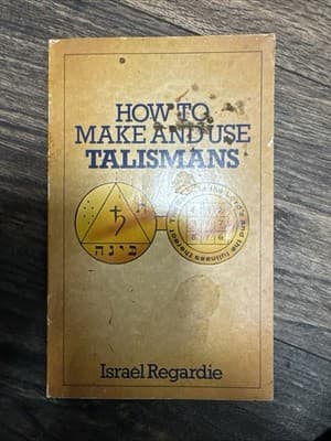 Vintage Magick Book, How To Make & Use Talismans Israel Regardie 1981 - Image 1