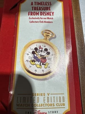 Disney Watch Collectors Club Series V Little Mermaid By Fossil W/music Box #4268 - Thumbnail 4