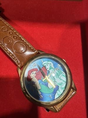 Disney Watch Collectors Club Series V Little Mermaid By Fossil W/music Box #4268 - Thumbnail 3