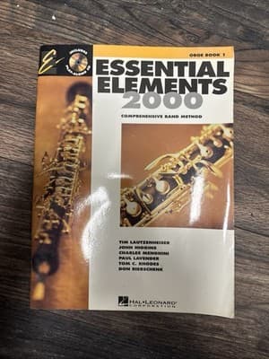 Essential Elements 2000 Oboe Book 2 Band Method BRAND NEW with CD - Image 1