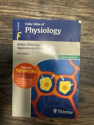 Color Atlas of Physiology by Stefan Silbernagl and Agamemnon Despopoulos #EB704 - Image 1